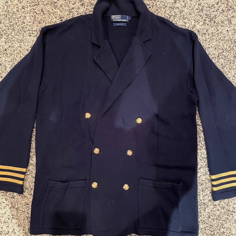 Vintage Polo Ralph Lauren double breasted sweater